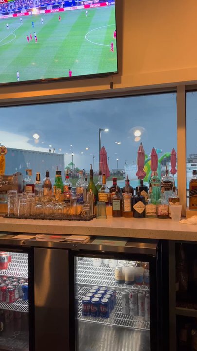 The Break - Waiting out the storm - Salad Near Me - Asbury Park, New Jersey
