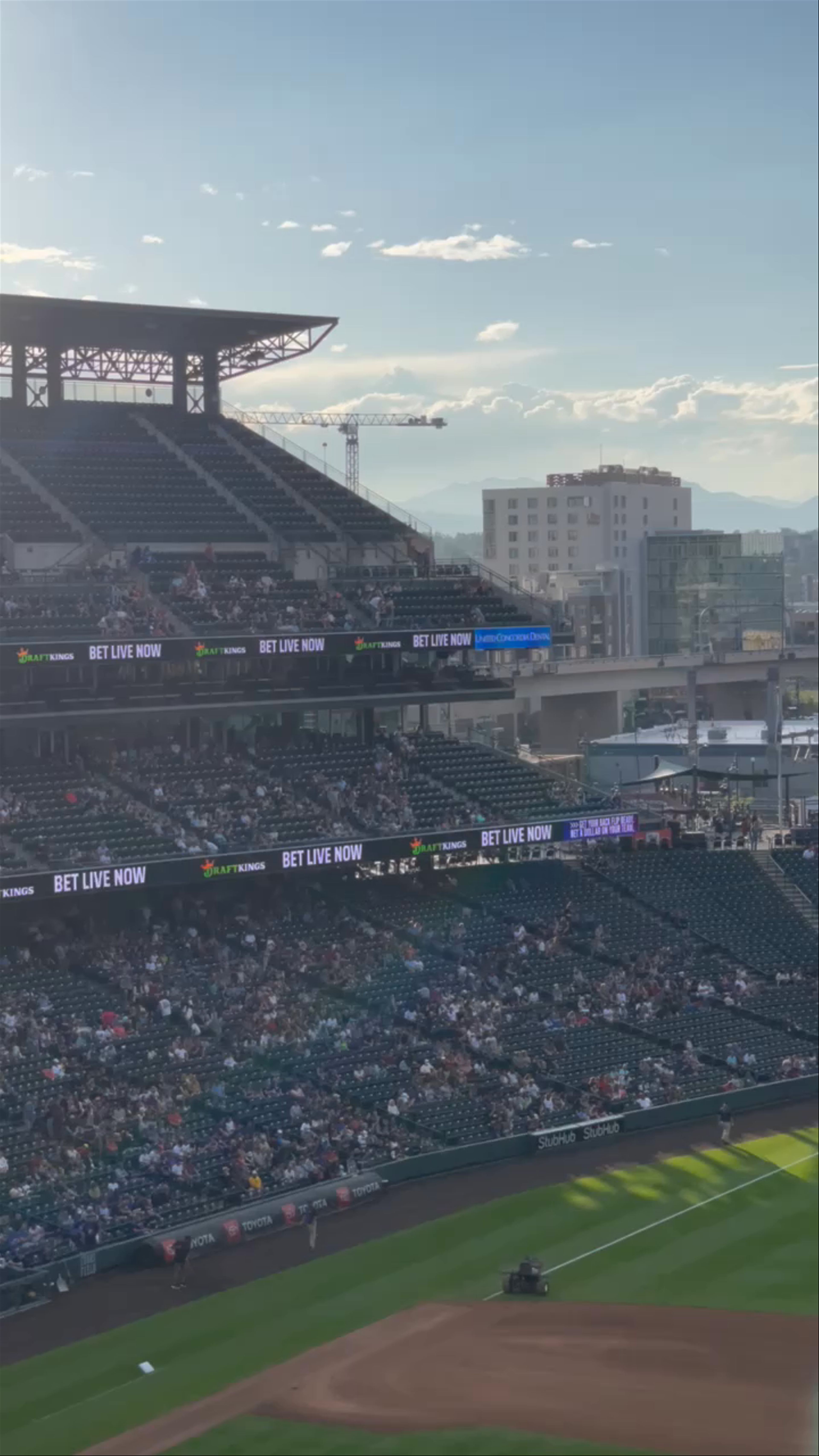 Coors Field Baseball Game Experience in Denver