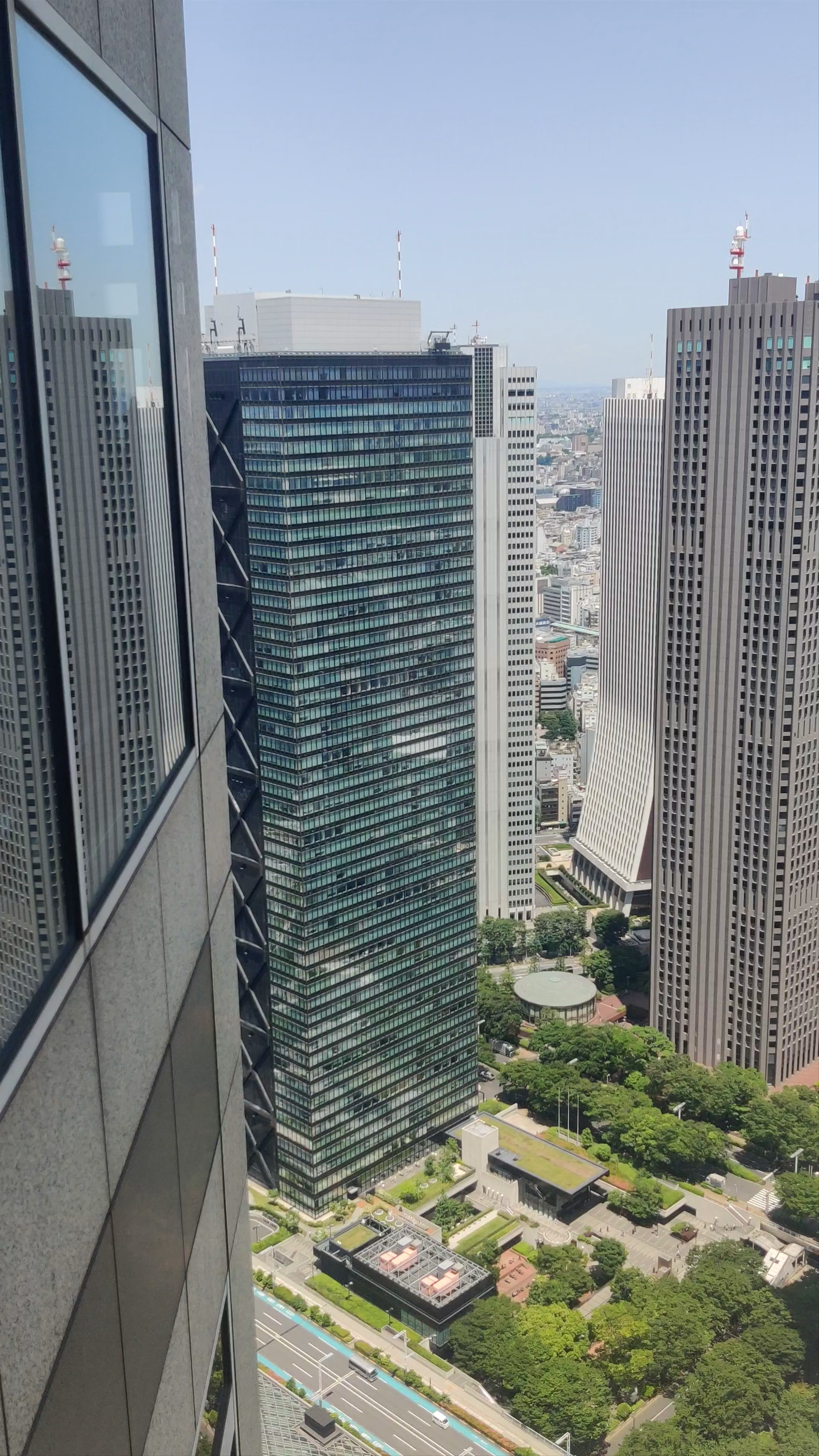Panoramic Skyscraper Views from Tokyo Metropolitan Government Building
