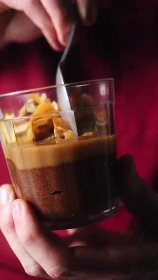 Chocolate Mousse, Caramel & Hazelnut Praline  