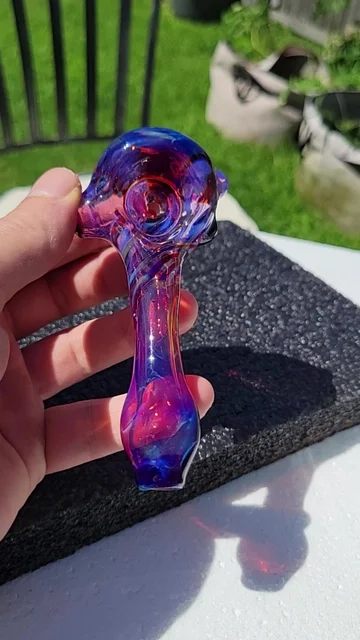 Preview pic of Color drip spoon. Amber purplicious and karmaline