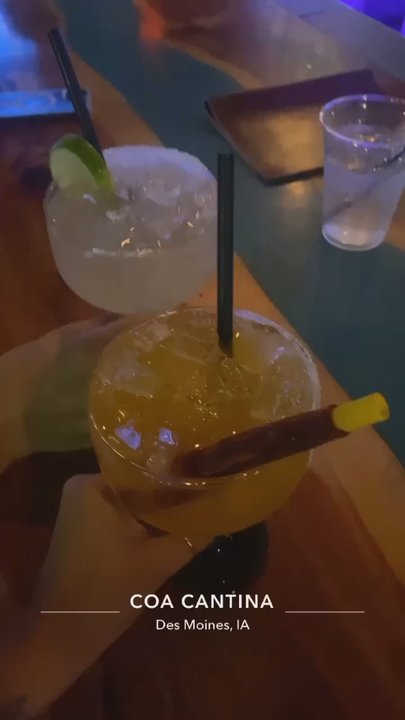 Coa Cantina - Lime and mango margarita - Cocktail Bars Near Me - Des Moines, Iowa