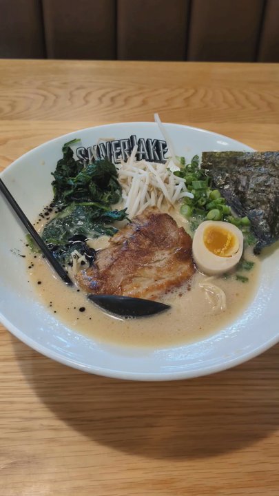 Silverlake Ramen - A Classic Pork Ramen - Ramen Near Me - Porter Ranch, California