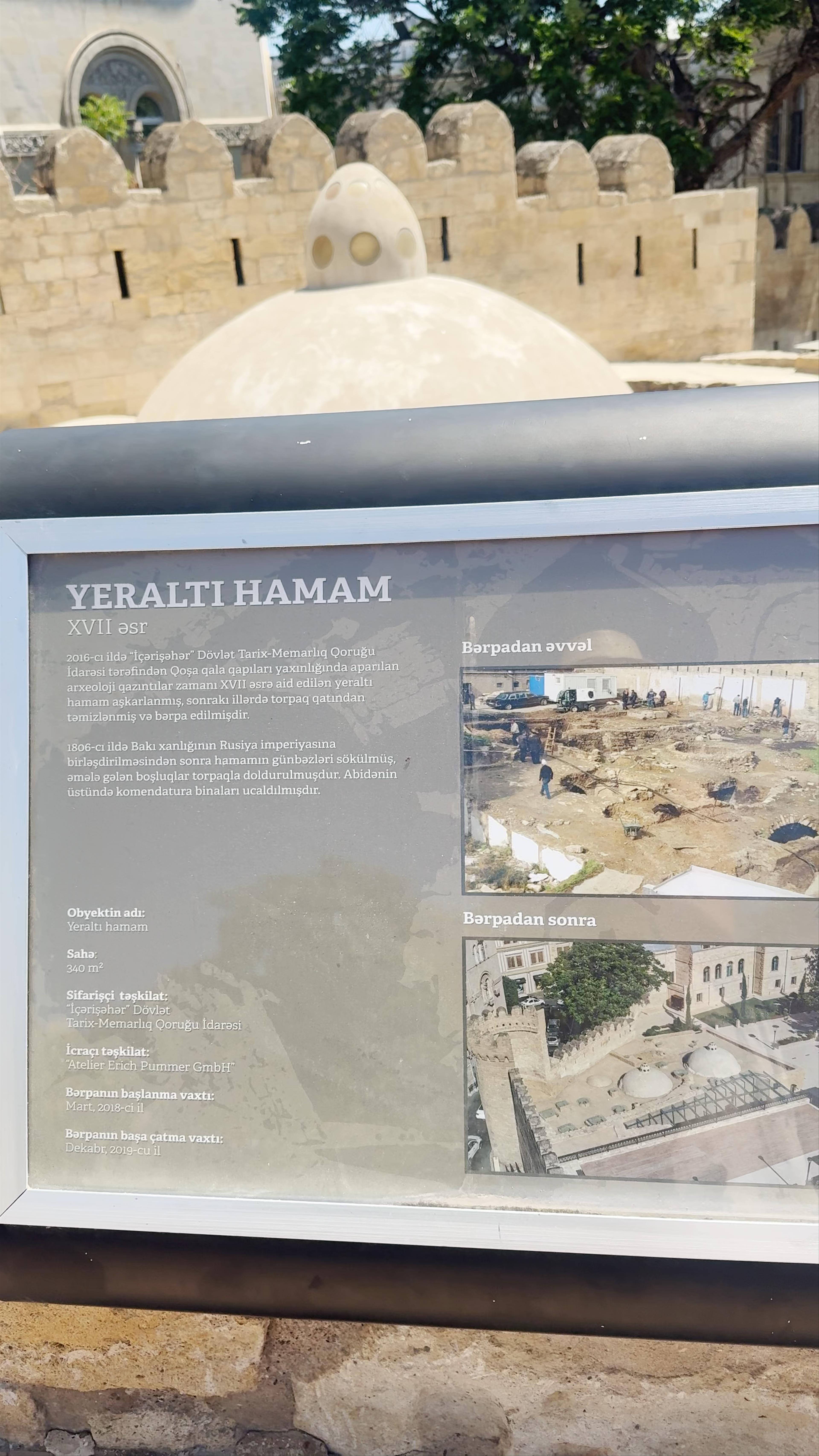 Yeraltı hamam (XVII əsr)