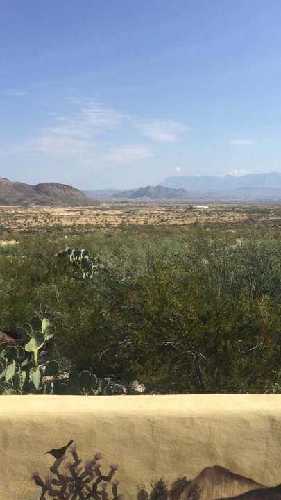 Villa Terlingua - The beautiful view from the porch Thanksgiving weekend 2016 - Vacation Rentals Near Me - Terlingua, Texas