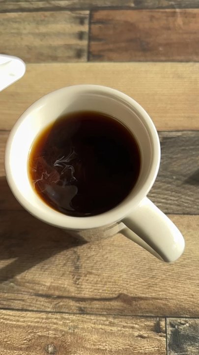 Uncle Rusty's Diner - Slow motion of my coffee - Diners Near Me - Spokane, Washington