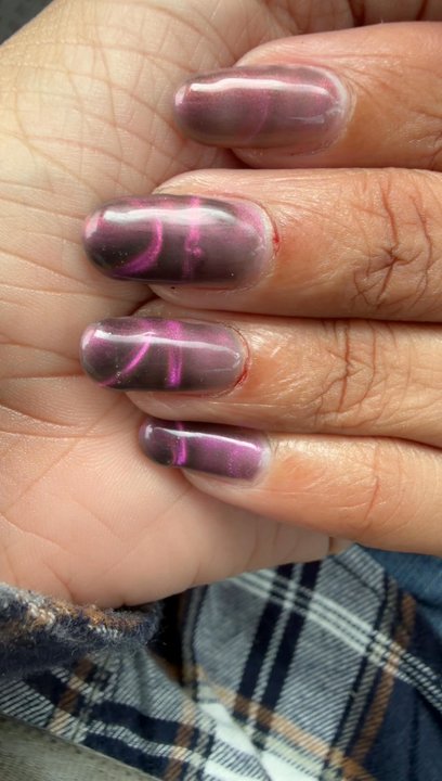 N C Nails - Very cute cuticles, a lot of product at the top of nail. Not smooth, not very accurate. - Nail Salons Near Me - Spring, Texas