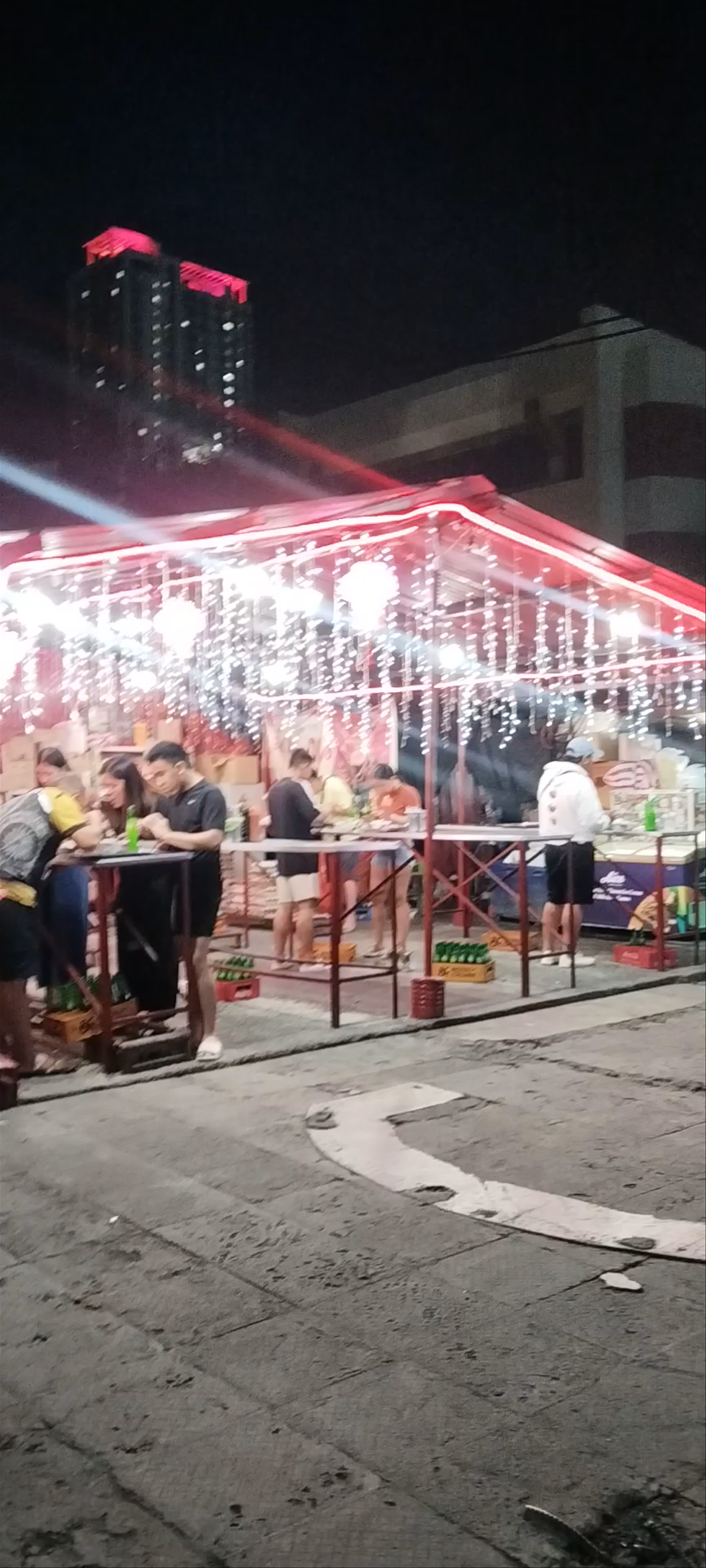 Jim's Pares & Mami Night Market Experience on Maria Orosa Street, Manila