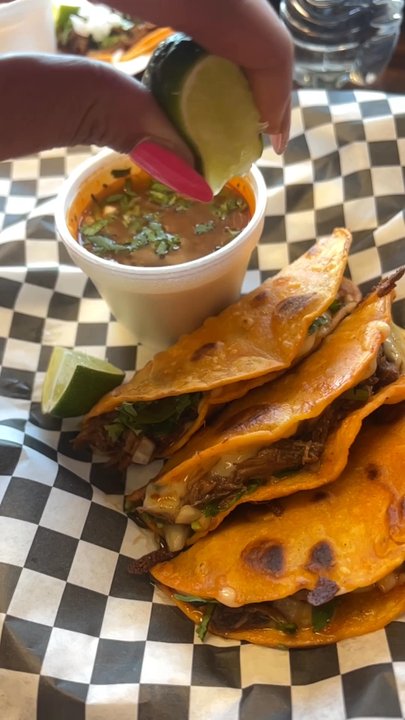 El Nopal Mexican Food - Hard shell Birria Street Tacos - Mexican Near Me - Everett, Washington