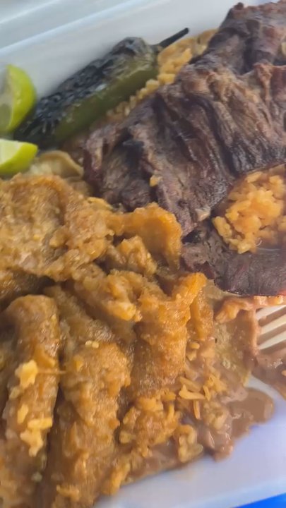 Victor Bueno - Chicharron is spicy and Arranchera - Mexican Near Me - Chicago, Illinois