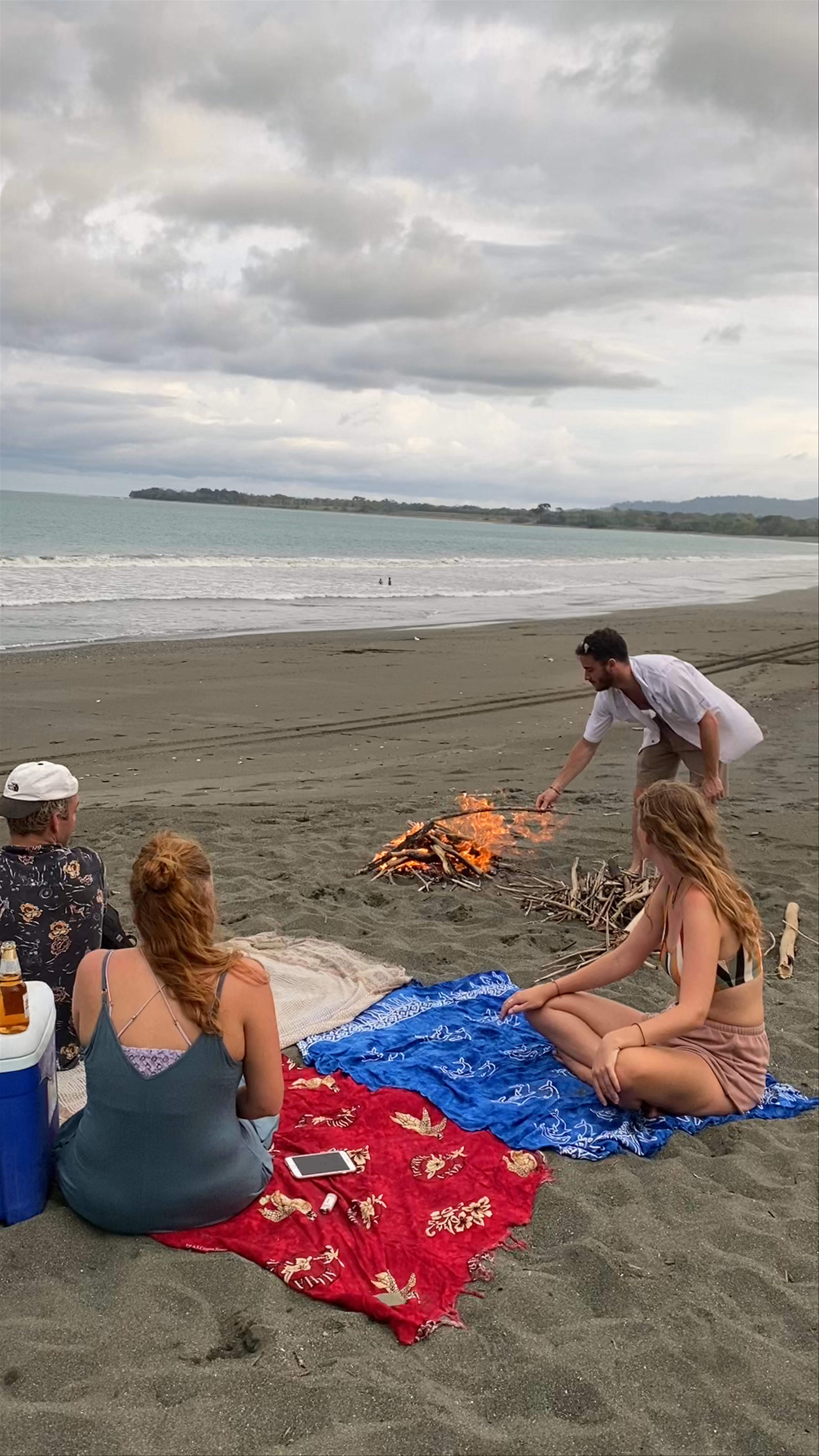 Bonfire at Playa Preciosa