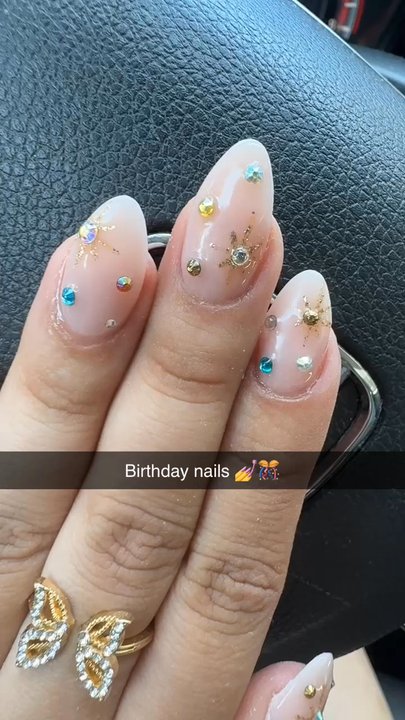 Amanda's Nail & Spa - Birthday nail set my favorite - Nail Salons Near Me - Eugene, Oregon