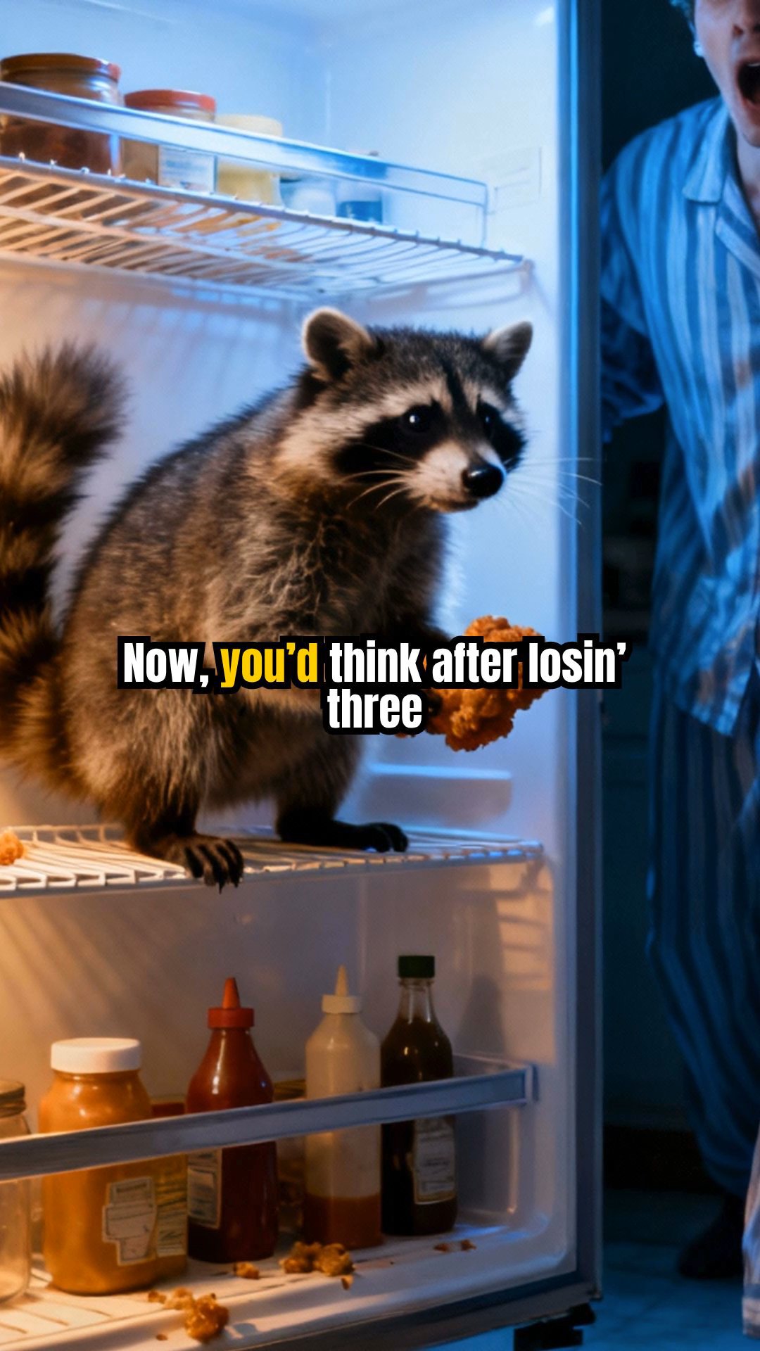 The Raccoon in the Fridge | Midnight Snack Gone Wrong