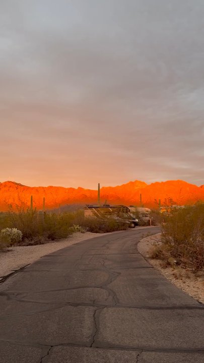Gilbert Ray Campground - Video from site A2 is stunning. - Campgrounds Near Me - Tucson, Arizona