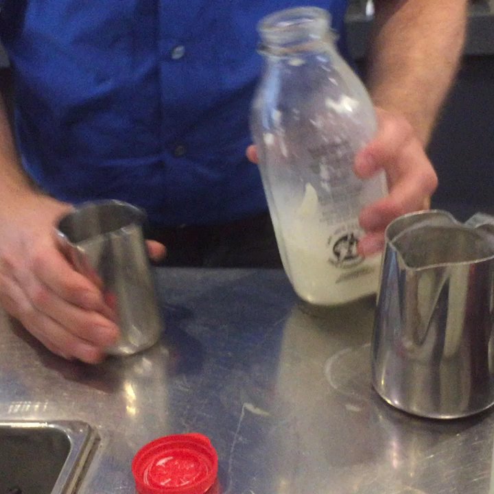 Outpost Coffee Roasters - Co-owner Troy talking about their milk choices - Coffee Roasteries Near Me - Toronto, Ontario