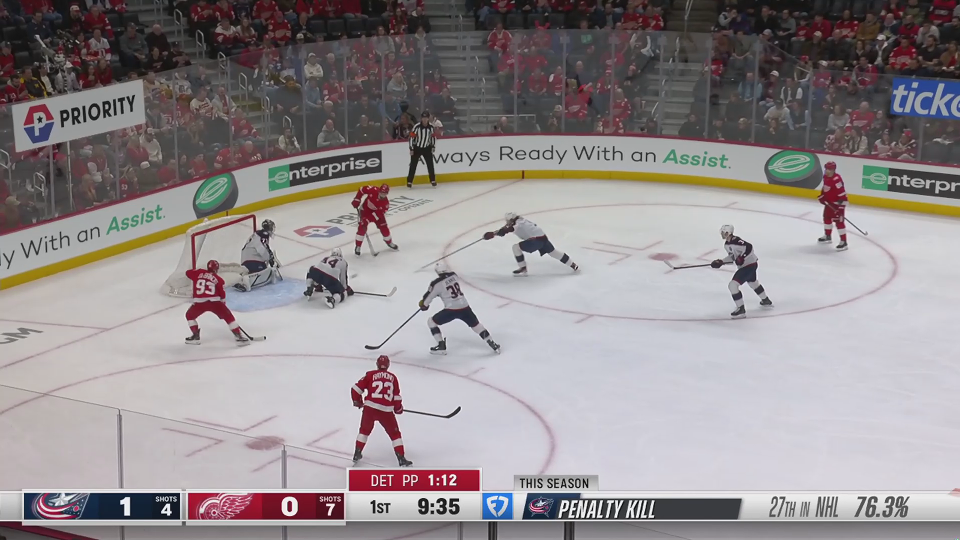 Blue Jackets Hold Off Red Wings in Shootout, Werenski the Standout · Apr. 7, 2026