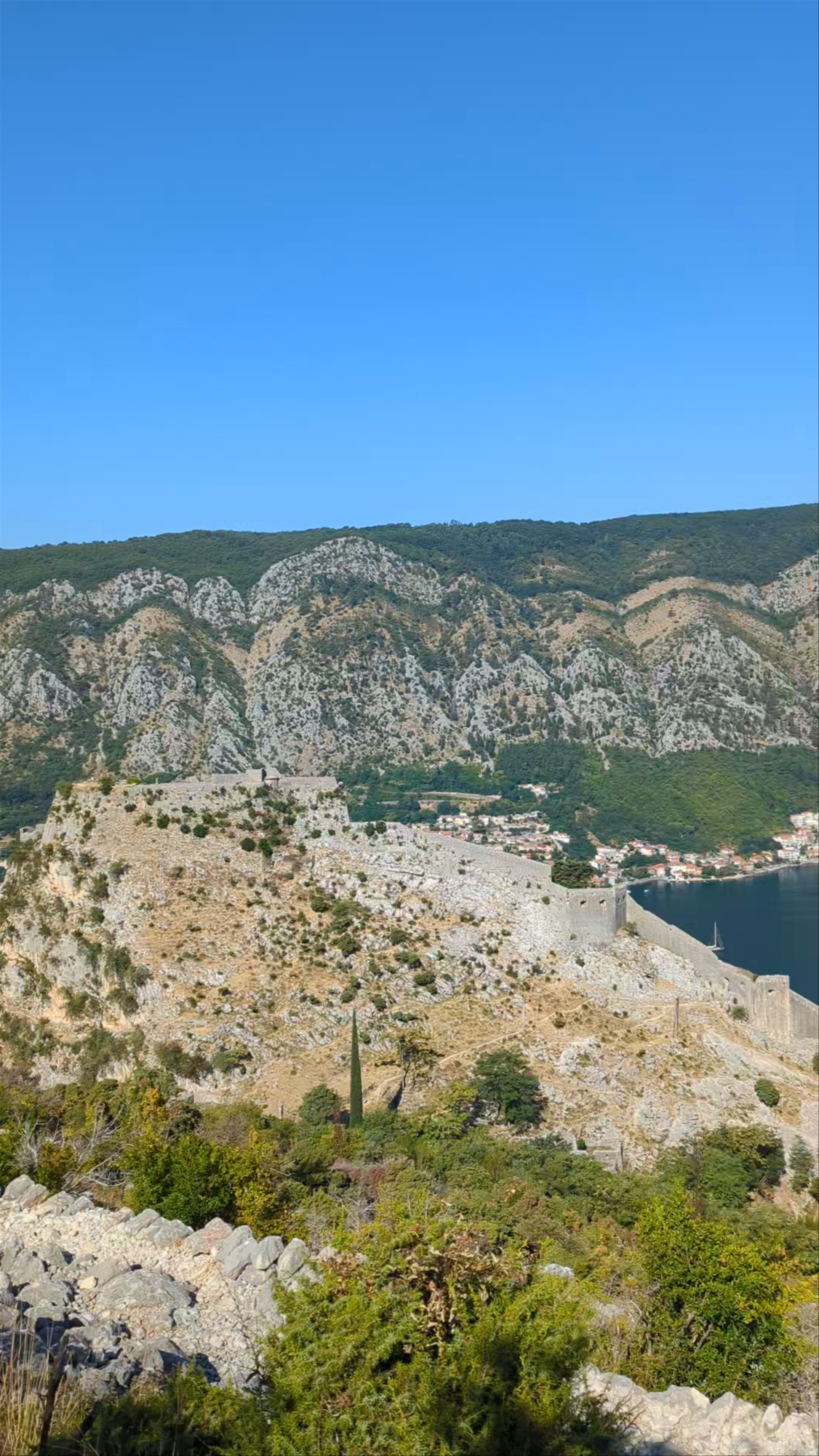 Top Of The Old Kotor Fort Trail