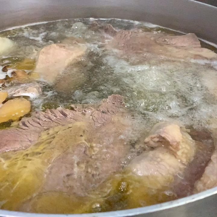 Pho Nguyen - Delicious slow cooked beef broth for our Pho!! - Vietnamese Near Me - Boise, Idaho