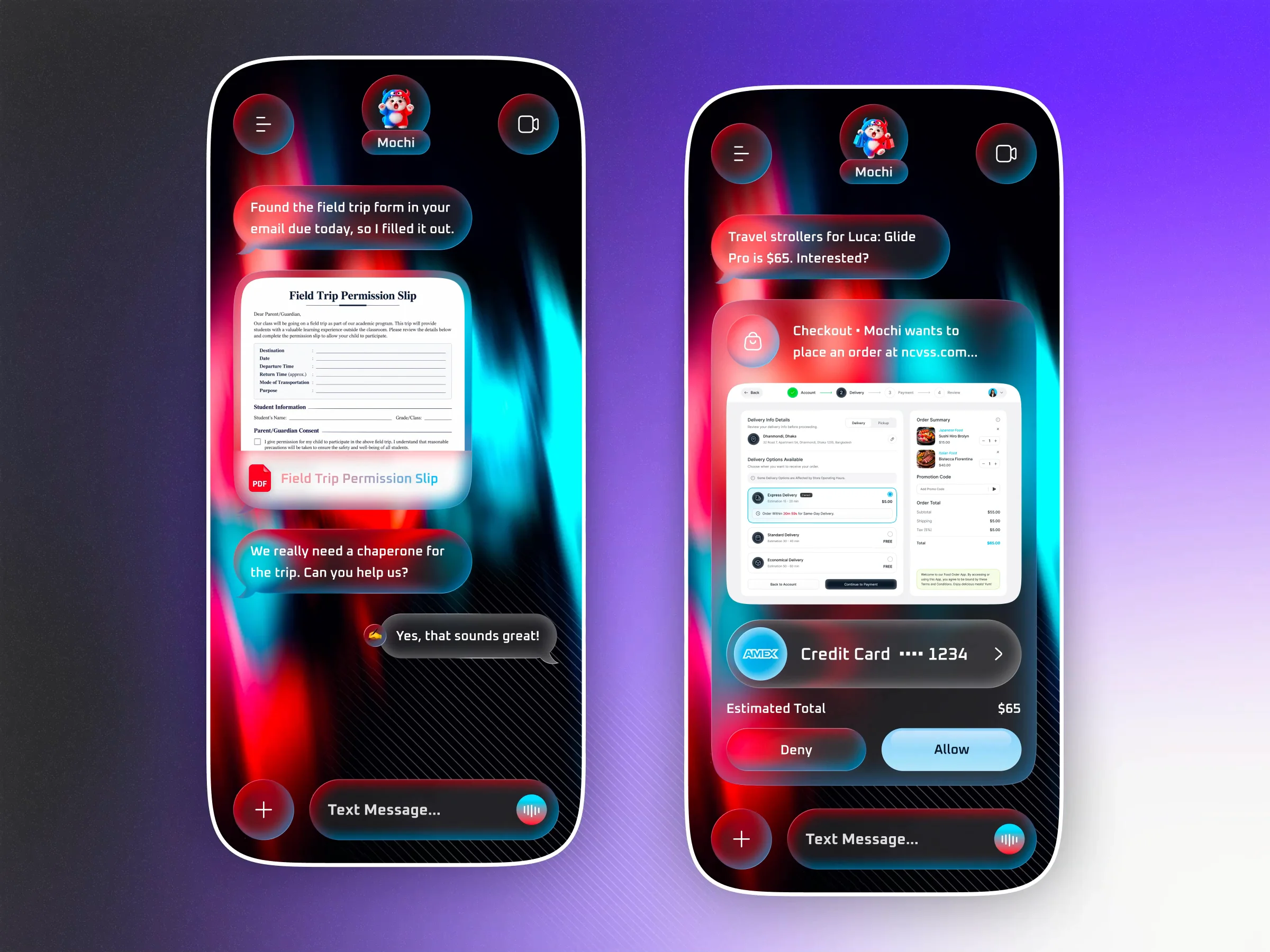 🐱 Mochi — Personal AI Agent Mobile App