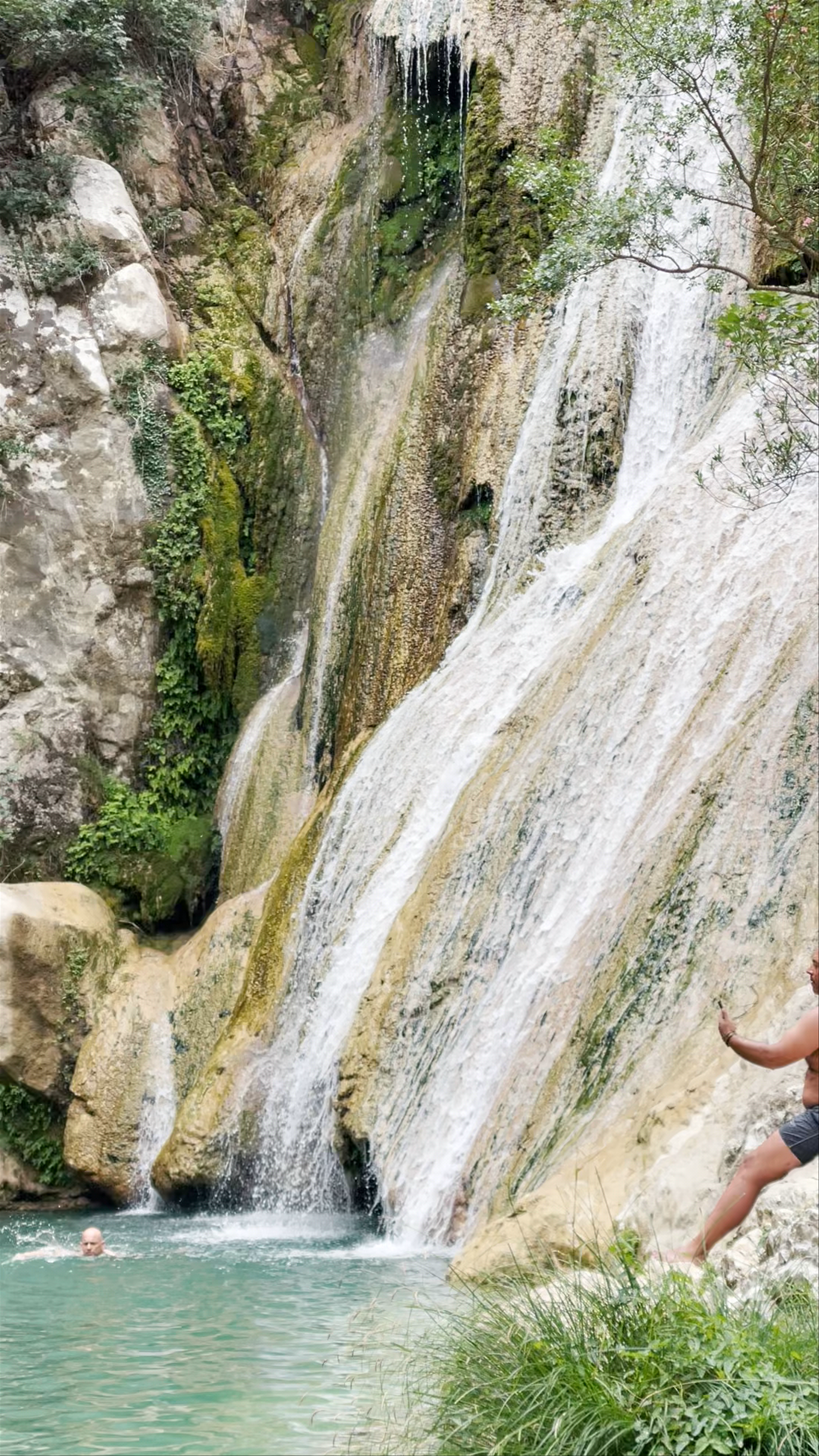 Polylimnio Waterfalls