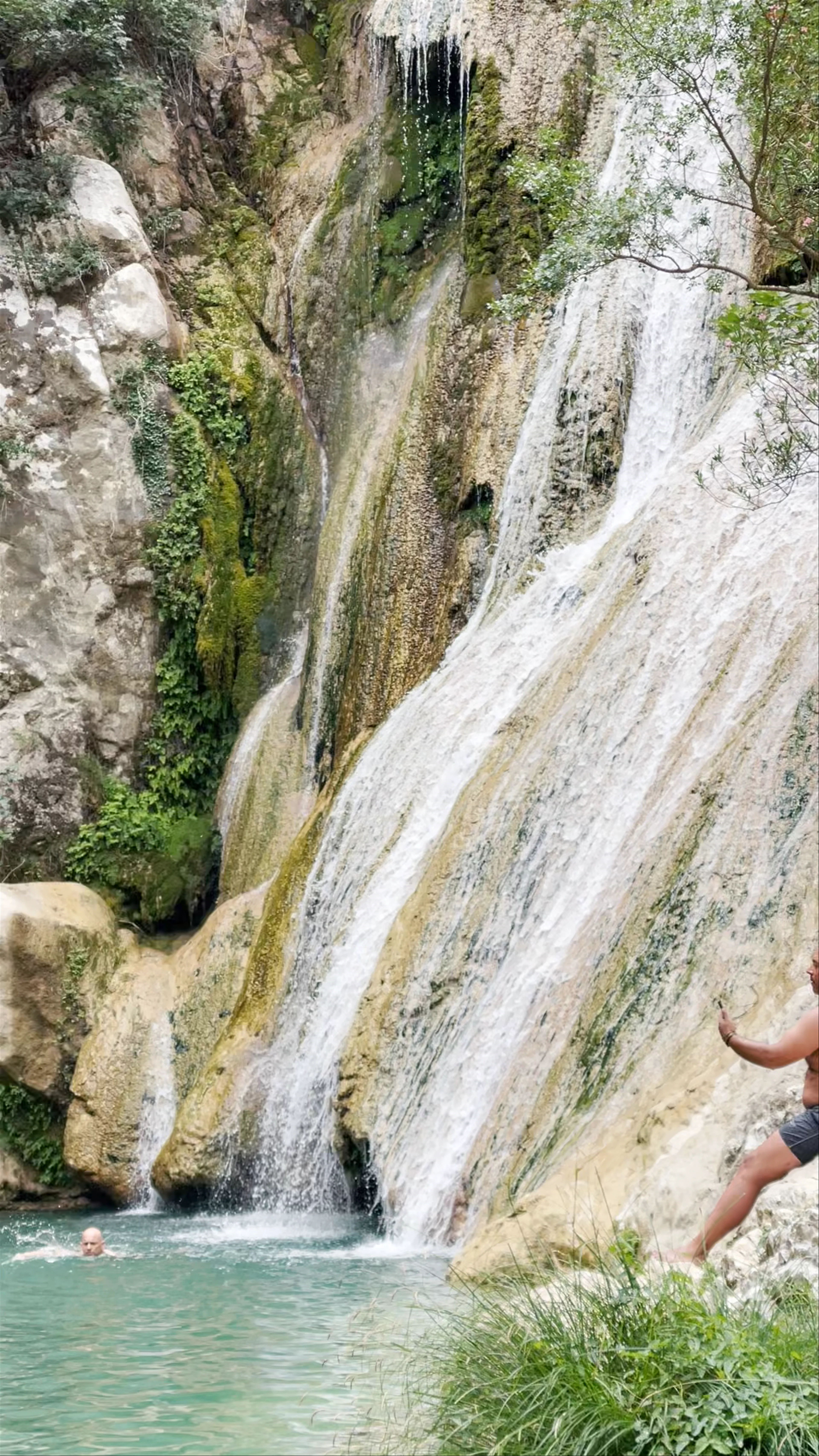 Polylimnio Waterfalls Riverside Path