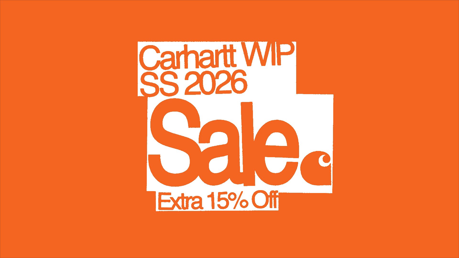 Carhartt WIP Sale Extra 15% Off