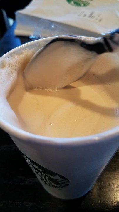 Starbucks - This frustrates me.  No whip, no foam. What happened? - Coffee & Tea Near Me - Novato, California
