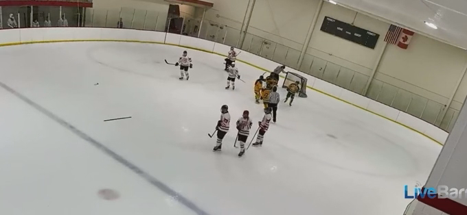 Eleni Yatman: Goal vs. EYES Hockey with Bay Area Jr Seals 16U AAA