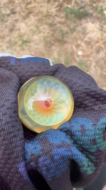 Preview pic of Green forest glass marble