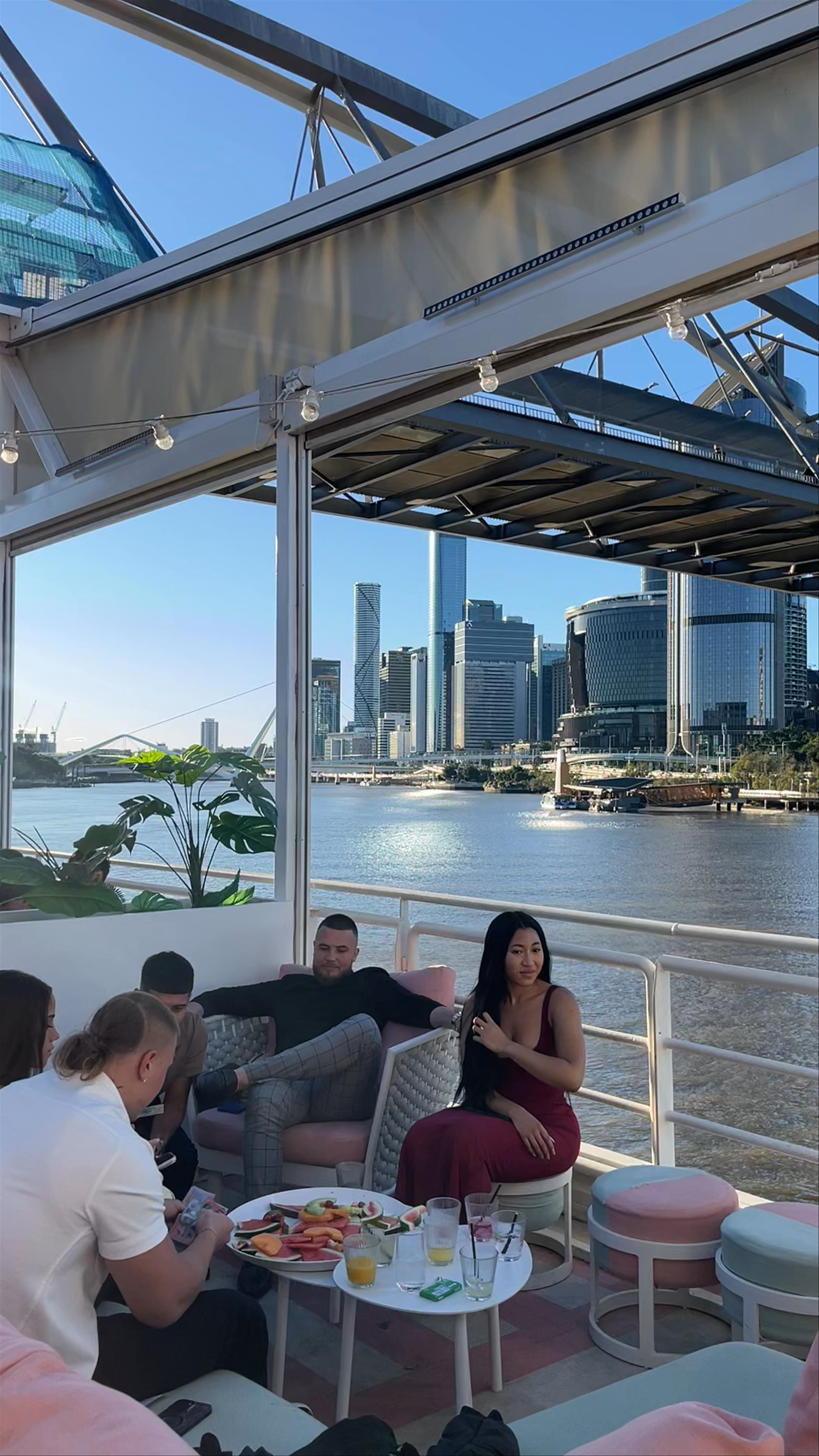 Oasis Brisbane: Chic Riverside Hangout with Stunning City Views