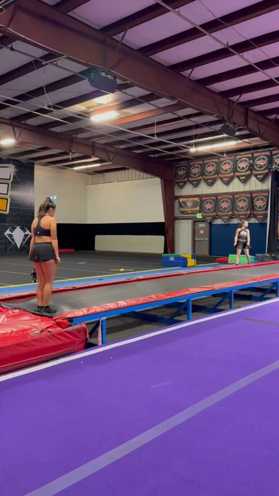 Just Tumble - Working on her BHS! - Gymnastics Near Me - Roseville, California