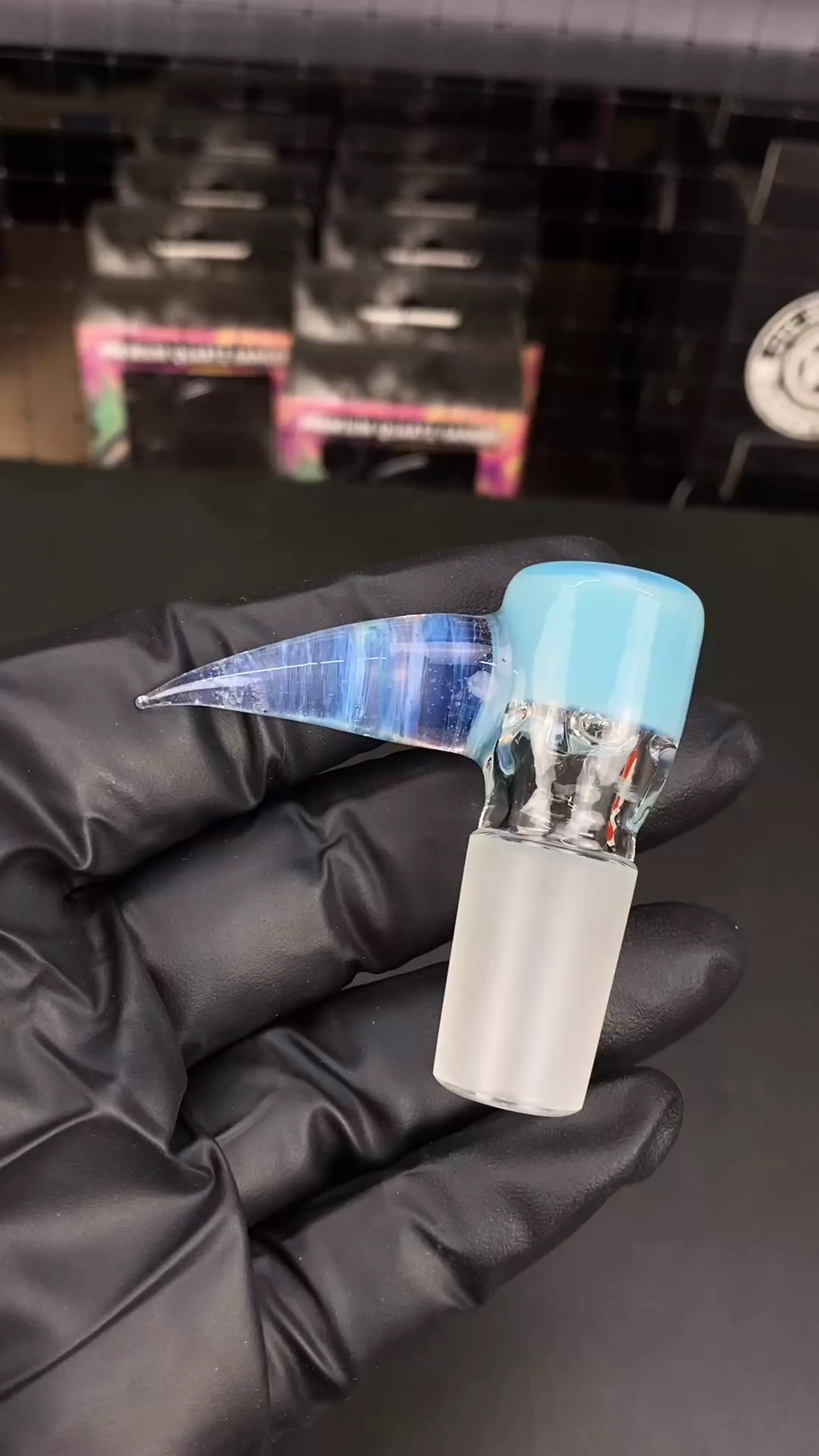 Preview pic of 18mm 4-Hole Glass Bowl Slide by Magizle