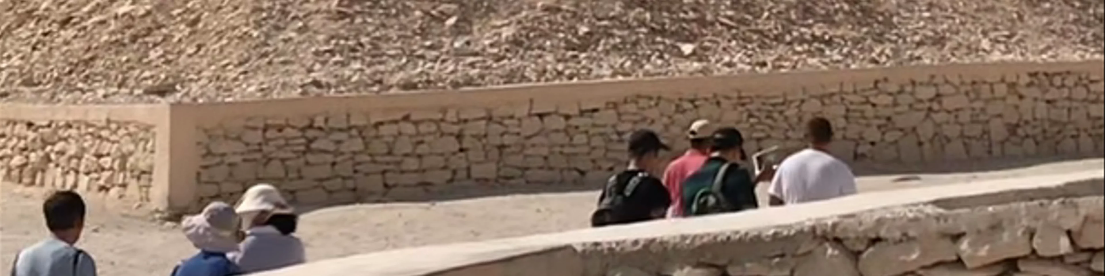 Exploring tombs at Valley of the Kings