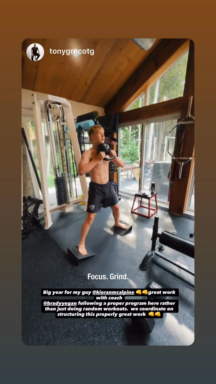 Kieran McAlpine: Off-Ice Training with Tony Greco