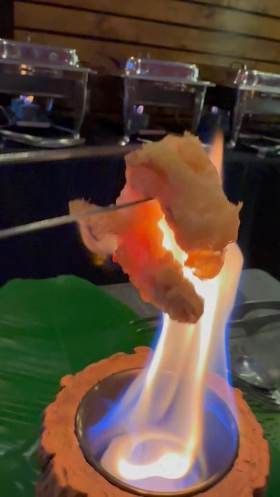 Fork Included - Part of the Pupu platter, bubble shrimp - Asian Fusion Near Me - Lowell, Massachusetts