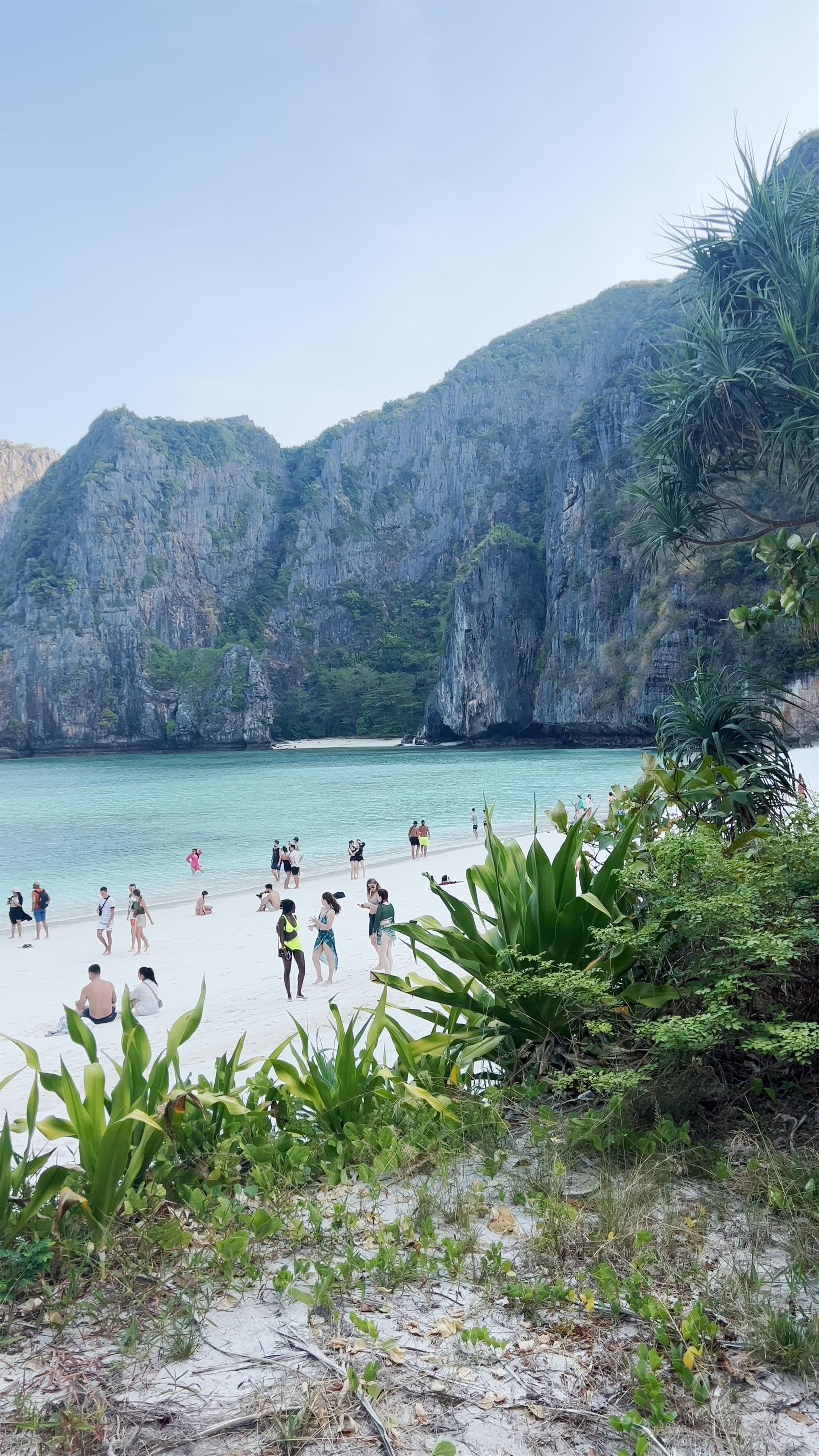 Maya Bay, Thailand: Paradise Cove with Turquoise Waters and Limestone Cliffs
