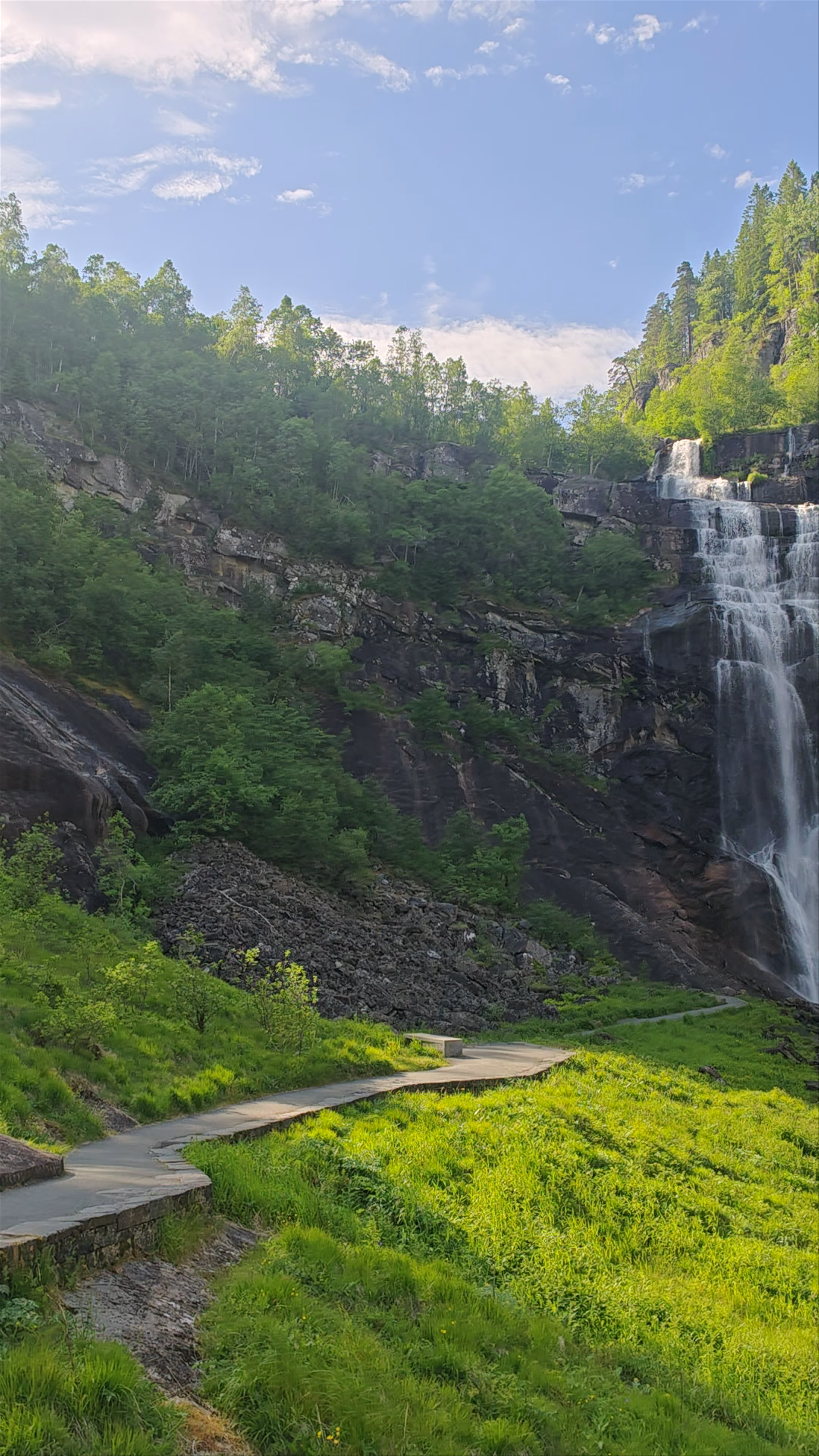 Skjervsfossen Waterfall