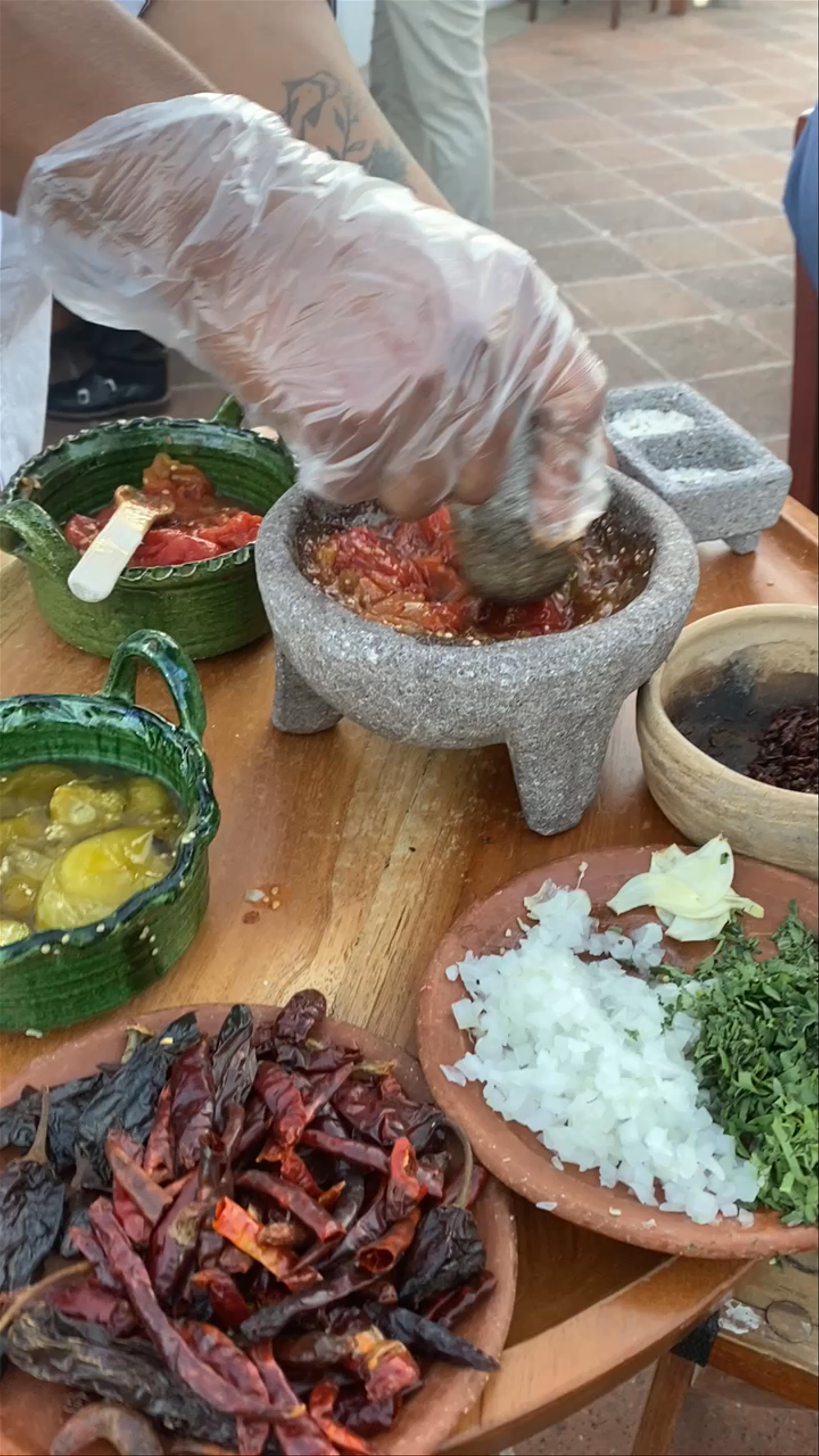 Crafting Authentic Mexican Salsa at Casa Oaxaca