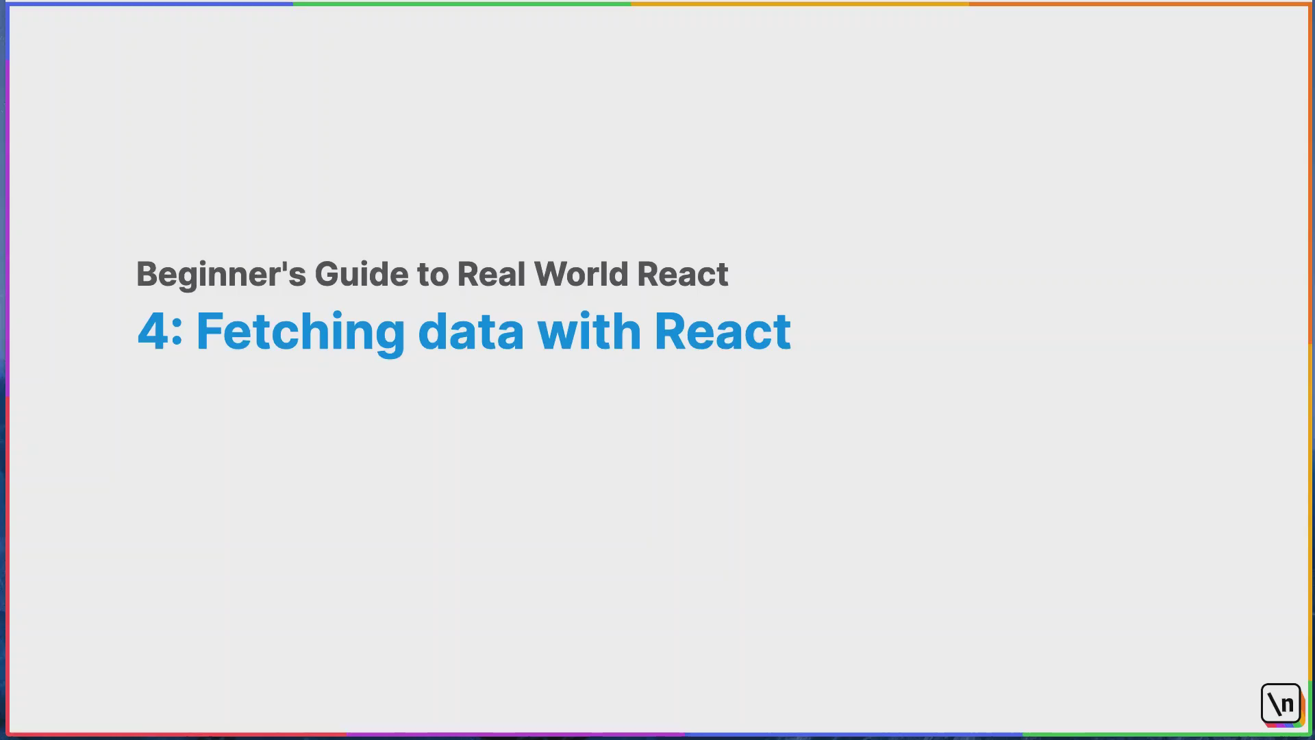 How to Fetch API Data in React with JavaScript Fetch and Axios - 4.1