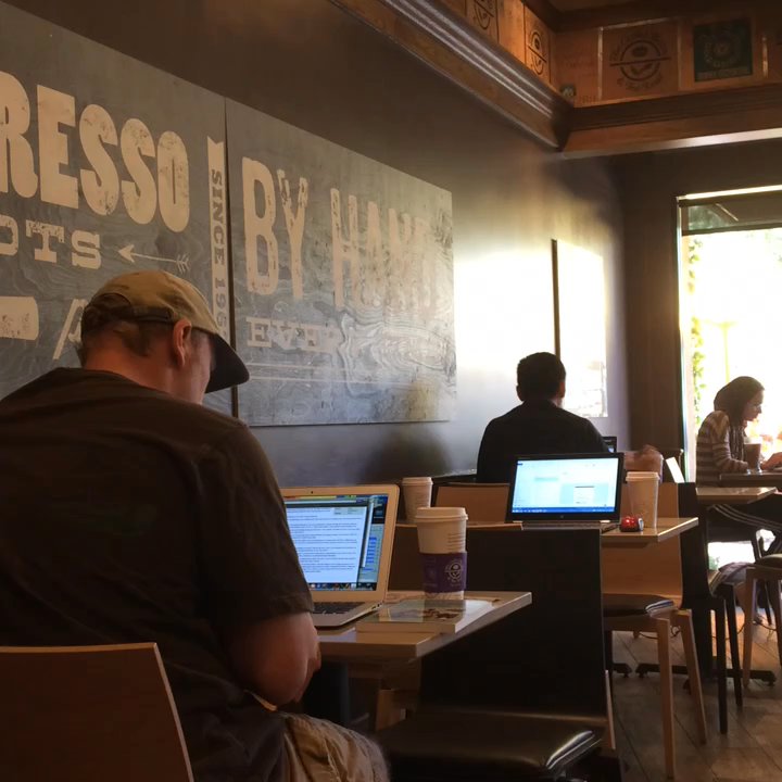 The Coffee Bean & Tea Leaf - Remodeled interior! A view from my favorite spot. - Coffee & Tea Near Me - Irvine, California