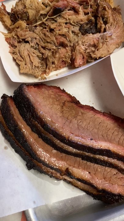El Monte BBQ - 2 meat combo plate! - Barbeque Near Me - San Antonio, Texas
