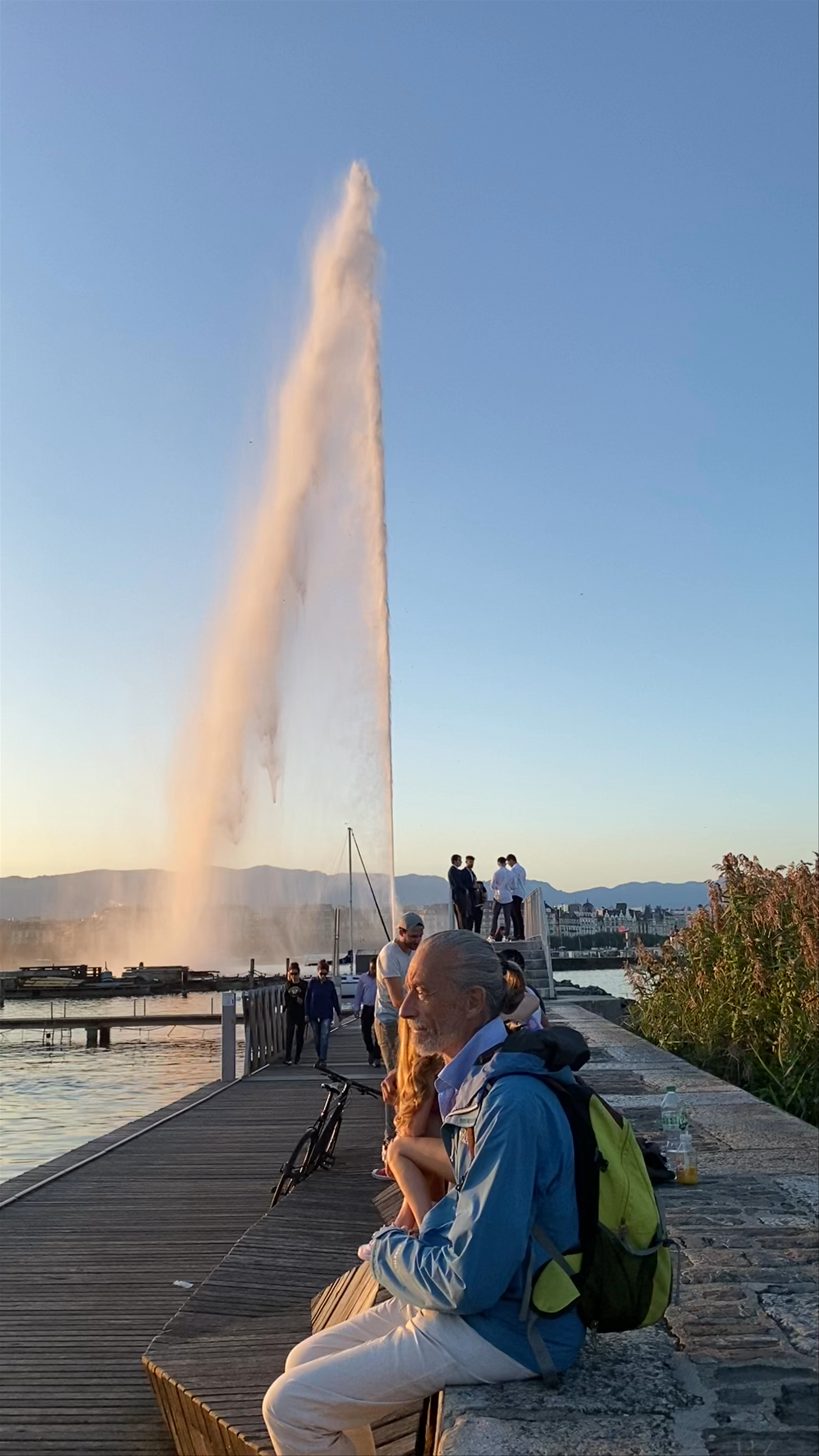 Sunset Serenity at Jet d'Eau, Geneva