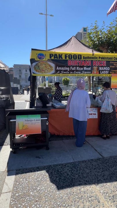 Pak Food - Their spot at farmers market, Civic Center SF - Pakistani Near Me - Concord, California