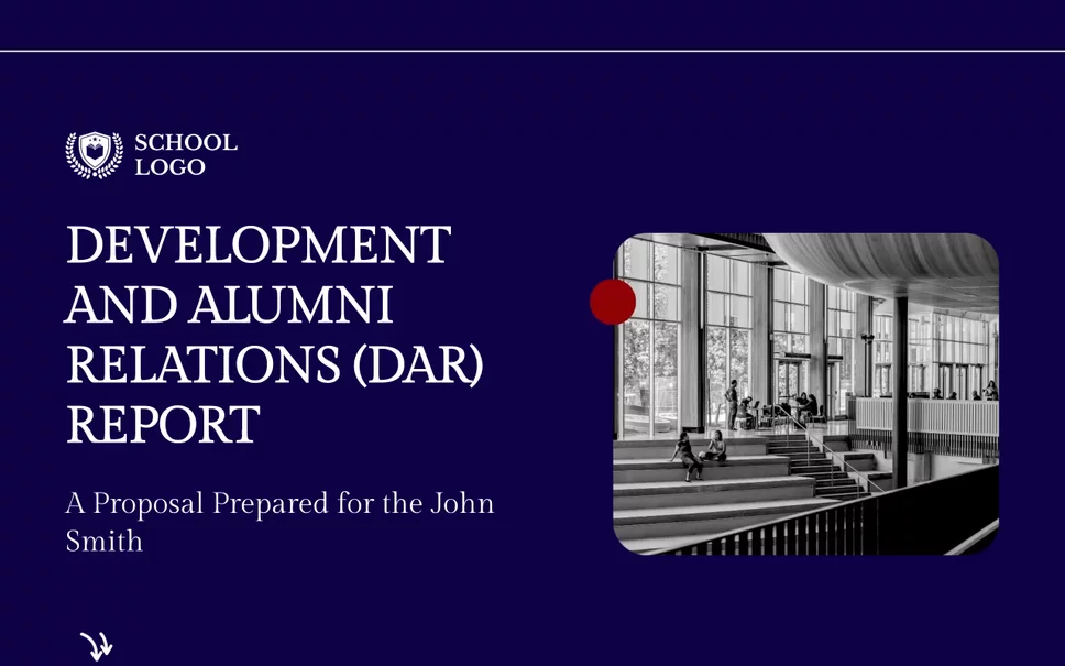 Preview of University Development and Alumni Relations (DAR) report
