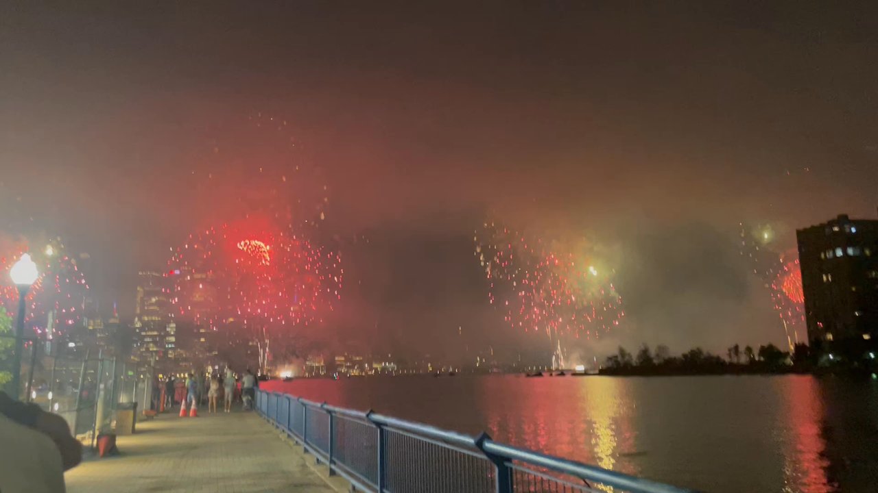Weehawken Pier - Views of macys fireworks on the 4th - Parks Near Me