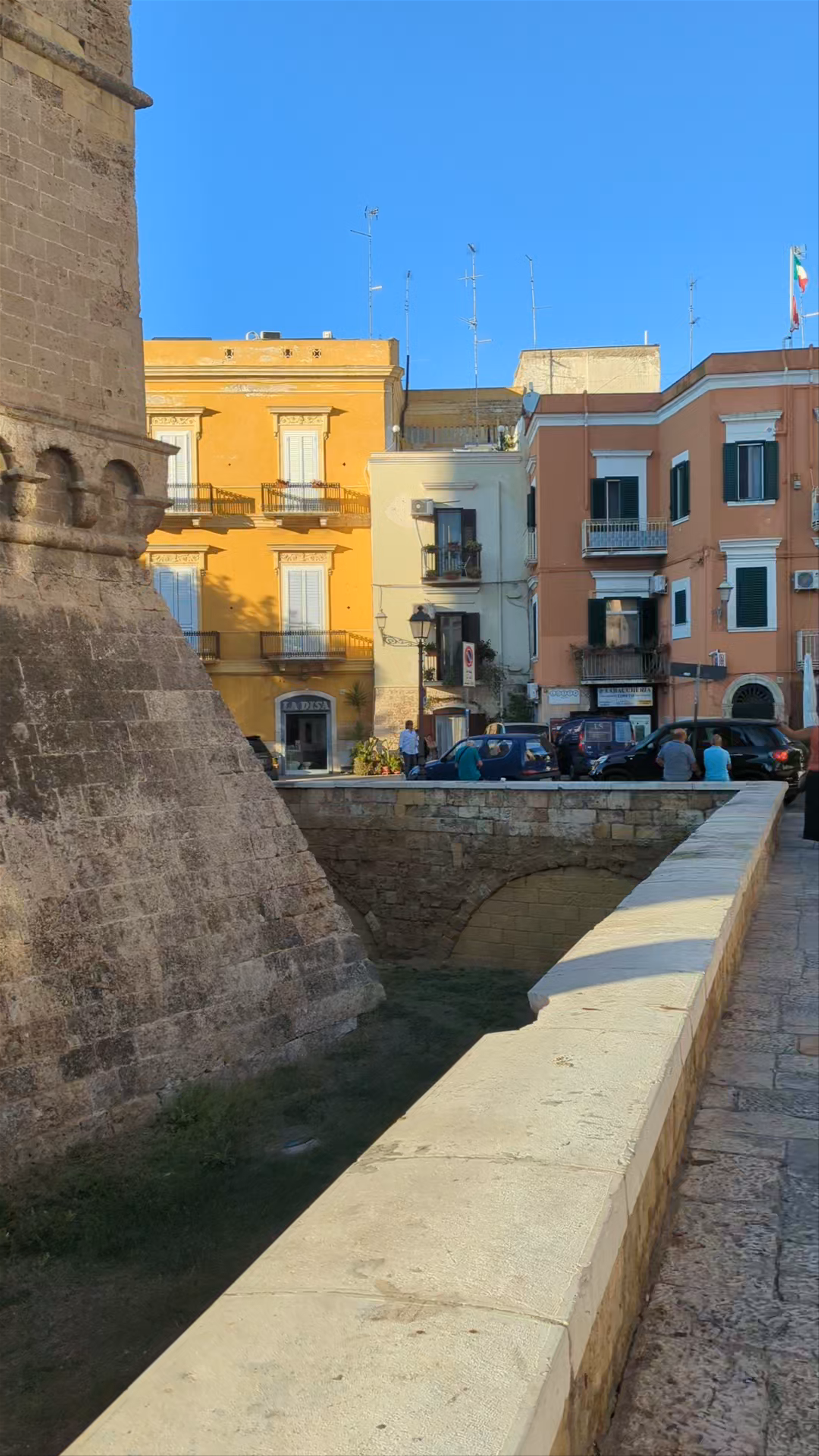 Castello Svevo di Bari: Historic Fortress Glow at Golden Hour