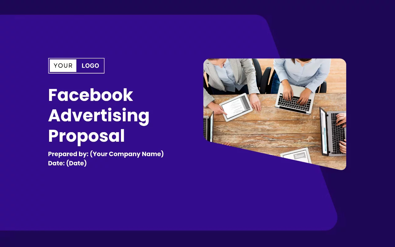 Preview of Facebook Advertising Proposal Template