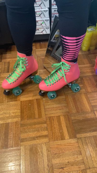 Medusa Skates - Sold to the tall happy Lady - Customized Merchandise Near Me - Austin, Texas