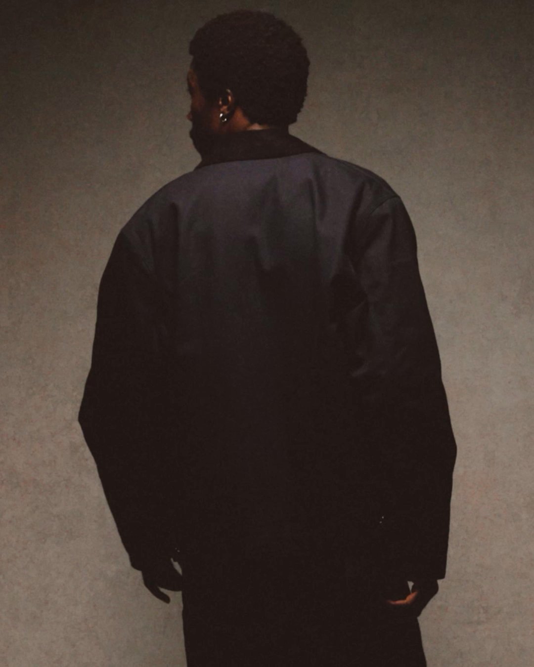 Model wearing a Detroit Jacket in Black
