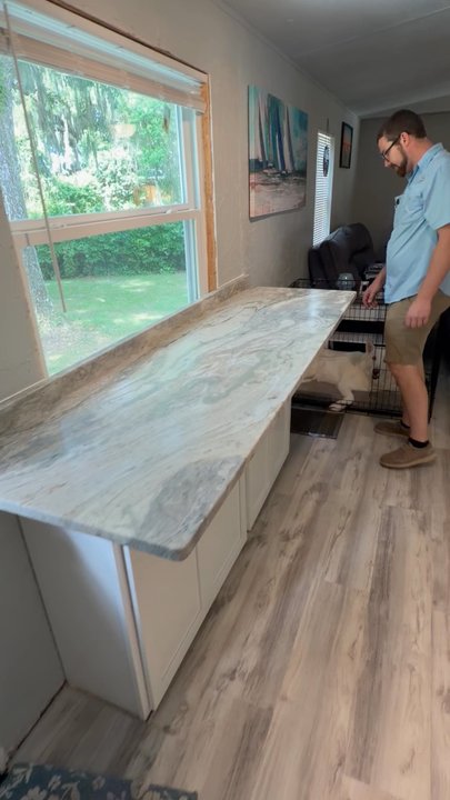 Marble Today - Right after the installers left. They left everything so clean! - Interior Design Near Me - Palatka, Florida